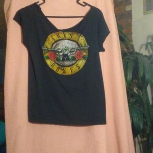 Guns 'N Roses Black T Size L